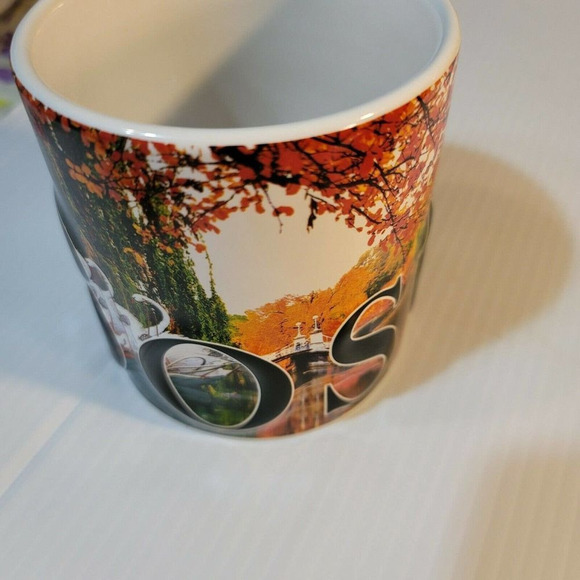 Boston Massachusetts City 3D Coffee Cup 18 oz Mug Americaware Color Relief 2012 - Picture 2 of 8